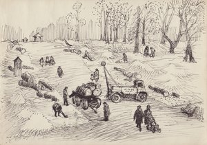 ट्री-फॉलिंग, c1950।
