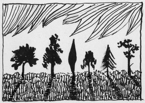 पेड़, 1951। द्वारा शर्ली मार्खम