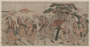 सात भाग्यशाली भगवान, 1810 द्वारा shunsen