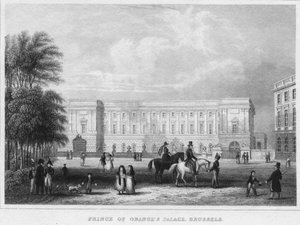 प्रिंस ऑफ ओरेंजेस पैलेस, ब्रुसेल्स, 1850