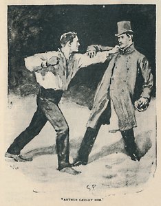आर्थर ने उसे पकड़ा, 1892 द्वारा सिडनी पगेट