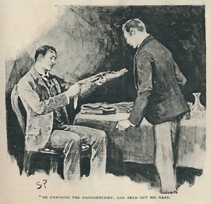 उन्होंने अनचाहे द रूमाल, एंड हेल्ड आउट हिज हैंड, 1892 द्वारा सिडनी पगेट