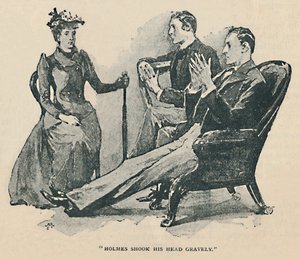 होम्स ने अपने प्रमुख को गंभीरता से लिया, 1892 द्वारा सिडनी पगेट