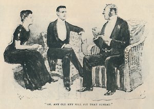 ओह, कोई भी पुरानी कुंजी विल ब्यूरो, 1892 द्वारा सिडनी पगेट