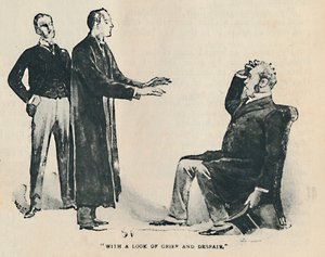 दुख और निराशा के एक दृश्य के साथ, 1892 द्वारा सिडनी पगेट