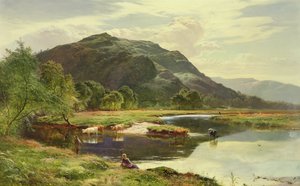 हाइलैंड झील दृश्य