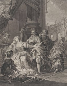 गनहिल्डा ने व्यभिचार का आरोप लगाया, 1760।