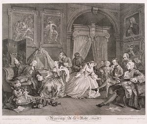 मैरिज ए ला मोड', 1745, प्लेट IV