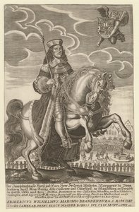 फ्रेडरिक विलियम का पोर्ट्रेट 1620-1688, ब्रैंडेनबर्ग के निर्वाचक, प्रशिया के ड्यूक, 1680 द्वारा साइमन ग्रिम