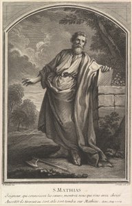 संत मथियास, 1726। द्वारा साइमन वैली