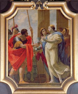 Polydamne Menelaus और Helen को दवाई देते हुए Enula Campana और Moly द्वारा साइमन वौएट