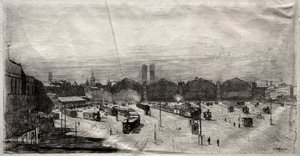 रेलमार्ग स्टेशन, 1883।