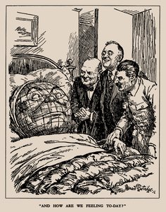 और आज हम कैसा महसूस कर रहे हैं, 1945। द्वारा सर बर्नार्ड पार्ट्रिज