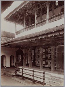 कैंडी, सीलोन में बौद्ध मंदिर, सी। 1880 के दशक। द्वारा Skeen and Co.