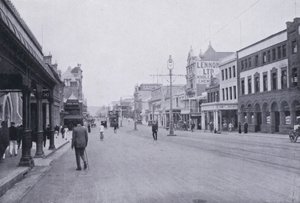 वेस्ट स्ट्रीट, डरबन (बी/डब्ल्यू फोटो) द्वारा दक्षिण अफ्रीकी फोटोग्राफर