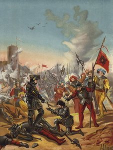 पाविया, इटली की लड़ाई में फ्रांस के राजा फ्रांसिस I का कब्जा, 1525