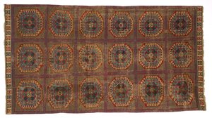 तुर्की पैटर्न के साथ कालीन, c.1450-1500 (ऊन) द्वारा स्पेनिश स्कूल