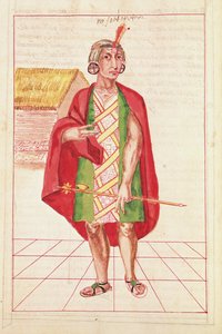 पेरू के इंका राजाओं के इतिहास और वास्तविक वंशावली, उनके कर्मों, रीति-रिवाजों, वेशभूषा और सरकार के तरीके से चित्रण, जिसे कोडिस मुरुआ के नाम से जाना जाता है द्वारा स्पेनिश स्कूल