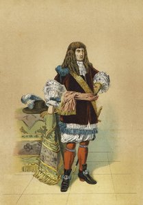 लुई XIV, फ्रांस के राजा, 1680 द्वारा स्पेनिश स्कूल