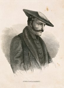 टॉमस ZUMALACARREGUI (1788-1835) का पोर्ट्रेट, स्पेनिश अभियान या स्वतंत्रता संग्राम और प्रथम कारलिस्ट युद्ध (उत्कीर्णन) का चरित्र द्वारा स्पेनिश स्कूल