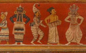 सुभद्रमा मंदिर, देहिवाला (भित्ति) की छवि सभा में दीवार पेंटिंग