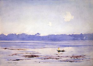 समुद्र और बर्फीले पहाड़