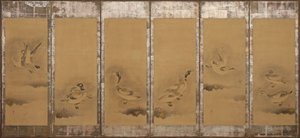 जंगली कलहंस, मोमोयामा या ईदो काल, 1568-1640।