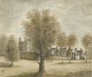 ड्रेटन बैसेट - "ड्रेटन मैनर": वाटर कलर पेंटिंग, एनडी [1789-1793]