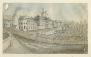 Etruria - फैक्टरी: पानी के रंग पेंटिंग, एन डी [1762-1802] द्वारा स्टीबिंग शॉ