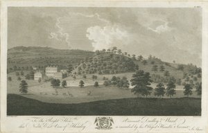 हिले हॉल: उत्कीर्णन, एनडी [1762-1798] द्वारा स्टीबिंग शॉ