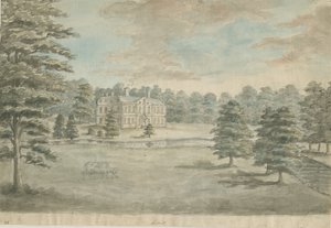 Lysways हॉल: वाटर कलर पेंटिंग, एनडी [1762-1802] द्वारा स्टीबिंग शॉ