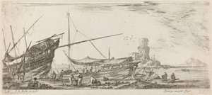 हार्बर व्यू, 1644. द्वारा स्टेफानो डेला बेला