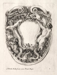 एक कार्टूचे के लिए नया मॉडल, 1647। द्वारा स्टेफानो डेला बेला