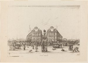 प्लेस डूफिन, 1642. द्वारा स्टेफानो डेला बेला