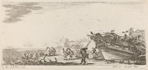 विंडी हार्बर, 1644. द्वारा स्टेफानो डेला बेला
