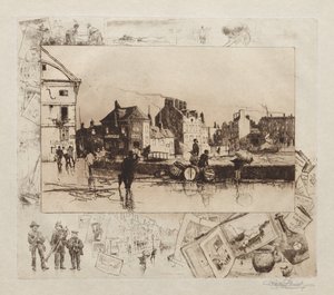 फ़ेकैंप नॉरमैंडी में एक आंधी, 1886।