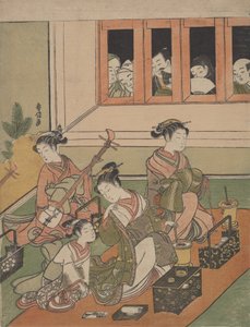 द वॉचर्स एंड द वॉच्ड, 1764-72., 1764-72। द्वारा सुज़ुकी हरुनोबु