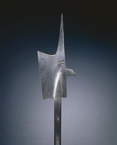 Halberd, c.1480-1500 (इस्पात और लकड़ी) द्वारा स्विस स्कूल