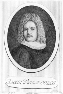 जैक्स बर्नौली का पोर्ट्रेट (1654-1705) द्वारा स्विस स्कूल