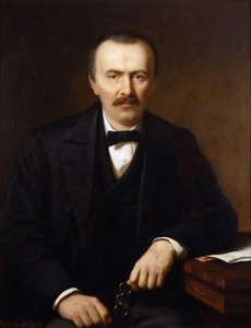 हेनरिक श्लीमैन का पोर्ट्रेट 1822-1890, सीए 1866। द्वारा सिडनी होजेस