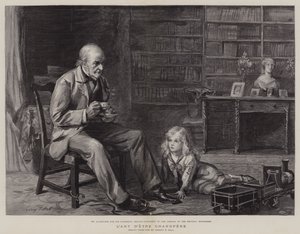दादा होने की कला (उत्कीर्णन) द्वारा सिडनी प्रायर (बाद) हॉल