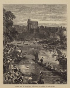 एटन में भाषण दिवस, नदी पर आठों का जुलूस द्वारा सिडनी प्रायर हॉल