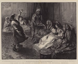 द लाइट ऑफ़ द हरेम, एक टर्किश वेडिंग, बेट्रोटल समारोह
