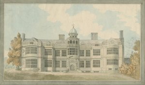 इनिस्ट्रे हॉल: वाटर कलर पेंटिंग, एनडी [1791]