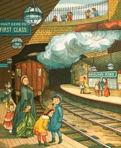 &39;लंदन टाउन&39; से भूमिगत रेलवे द्वारा टी। और हॉटन, ई। क्रेन