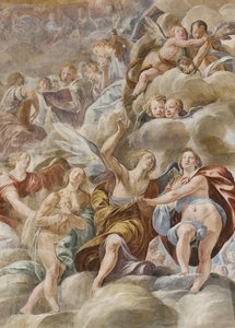 संगीतकार एन्जिल्स और पवित्र आत्मा, 1629 द्वारा वरालो का नृत्य