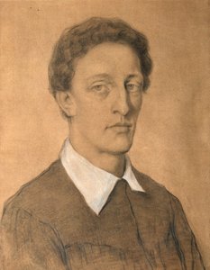 कवि अलेक्जेंडर ब्लोक का चित्र, 1880-1921, 1906। द्वारा तात्याना निकोलेवना गिपियस