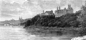 संसद भवन, ओटावा, कनाडा, 19 वीं शताब्दी। द्वारा टेलर