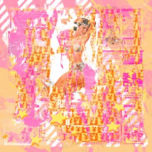 पिनअप2, 2014 (कैनवास पर मिश्रित मीडिया) द्वारा टीस अल्बर्स