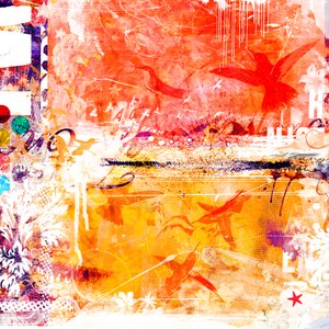 यह शाम हमेशा के लिए बनी रहेगी, 2014 (कैनवास पर मिश्रित मीडिया) द्वारा टीस अल्बर्स